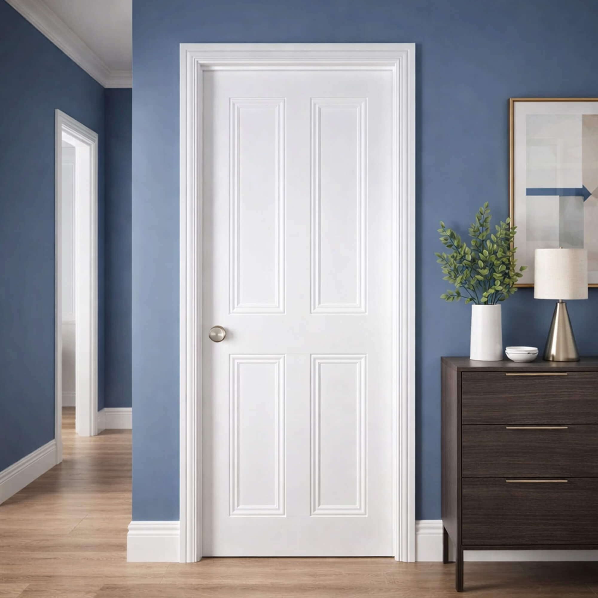 Ardmore White Primed 4 Panel Internal Door | White Internal Doors – The