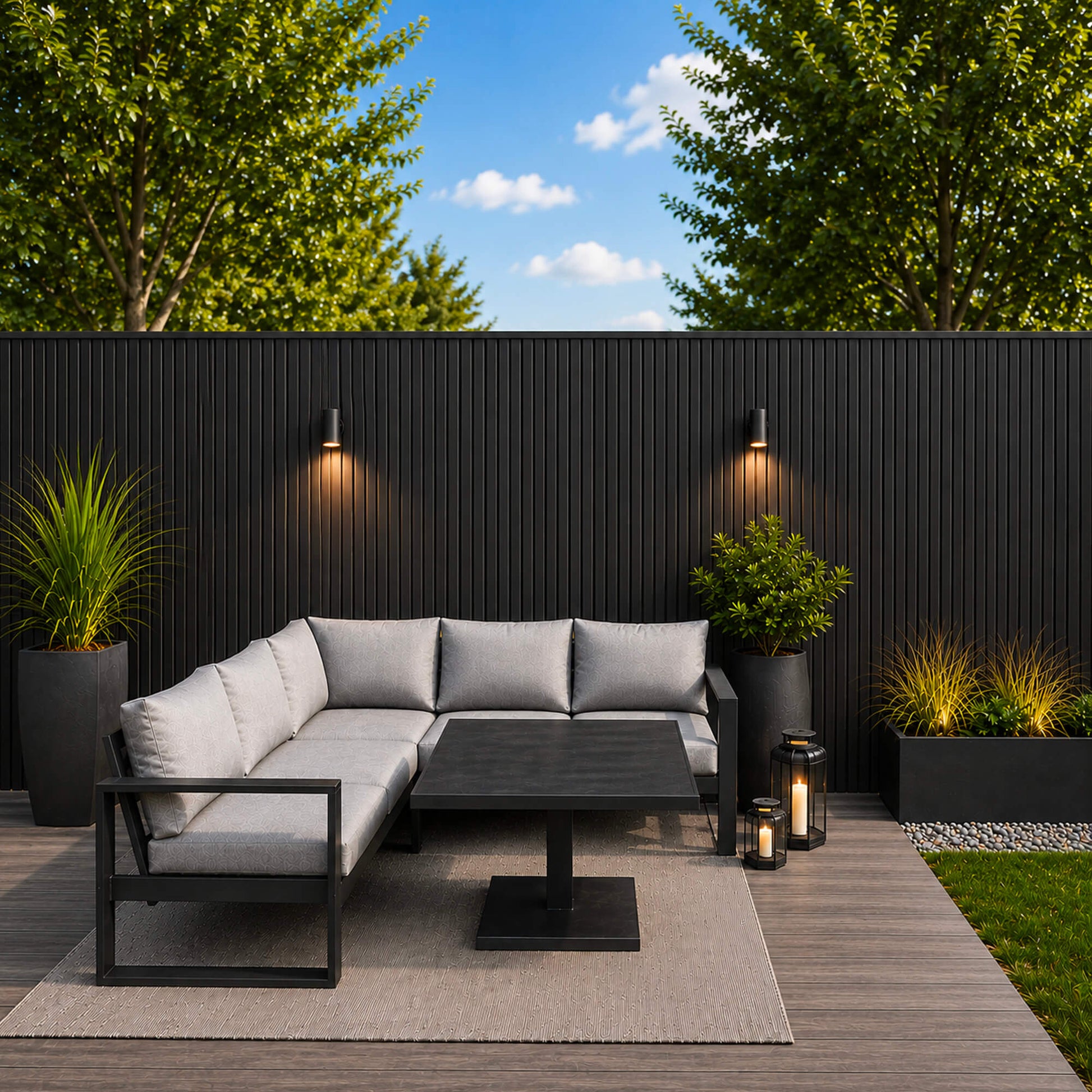 Charcoal External Slatwall Cladding