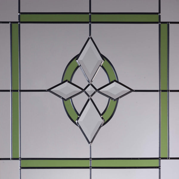 4mm Decorative Bevelled Lead Glass