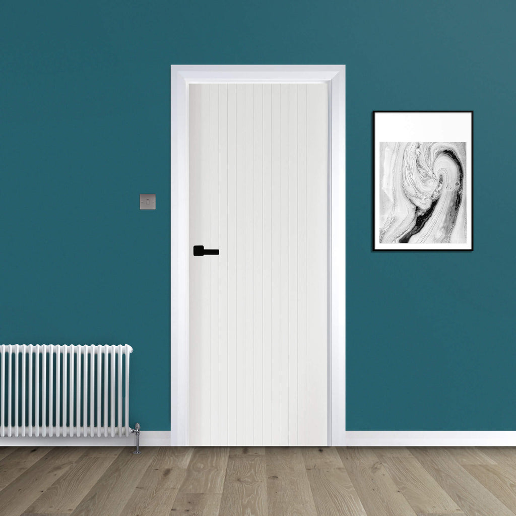An Ottawa White Primed Door in a home interior setting.