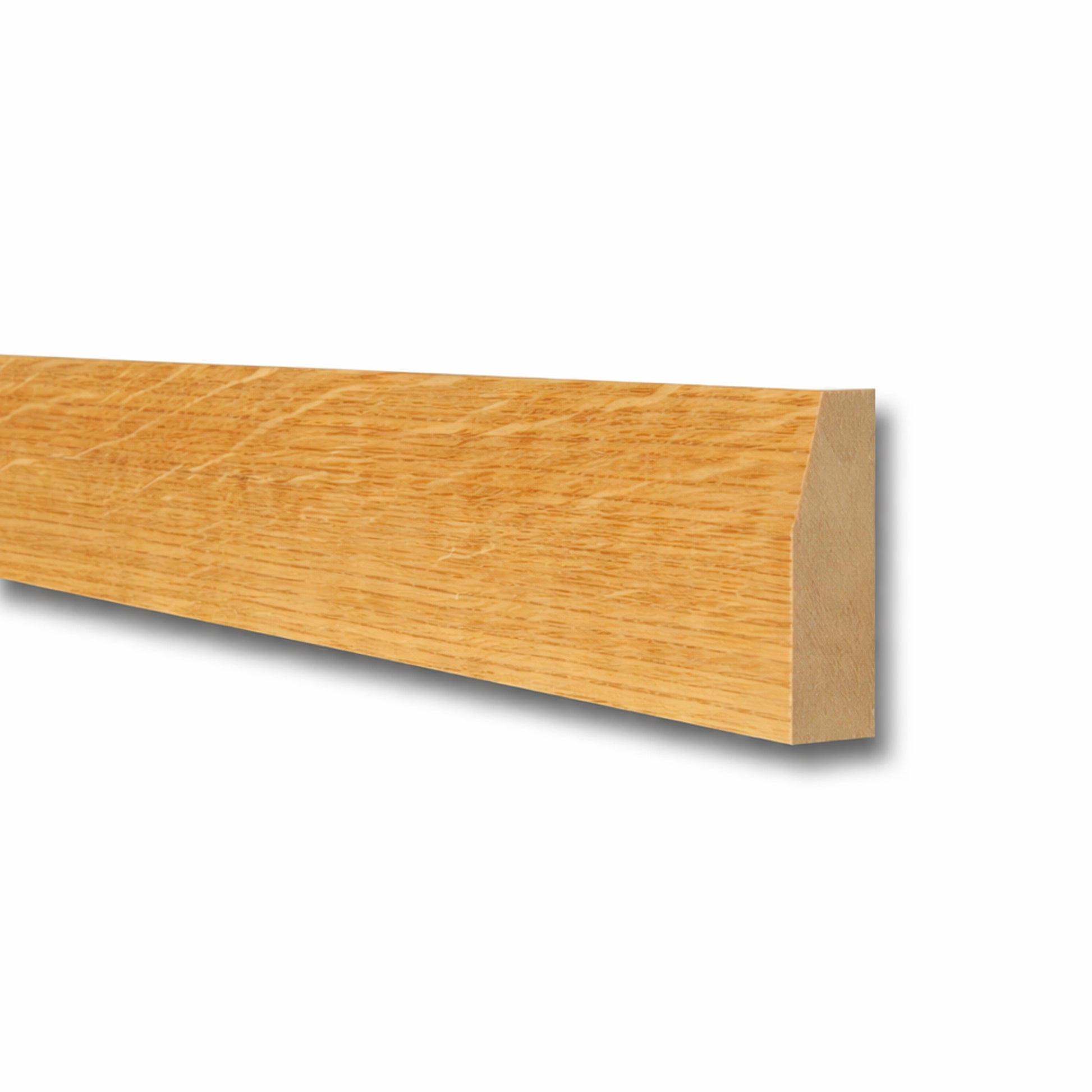 White Oak Veneered Bevelled Architrave on a white background.