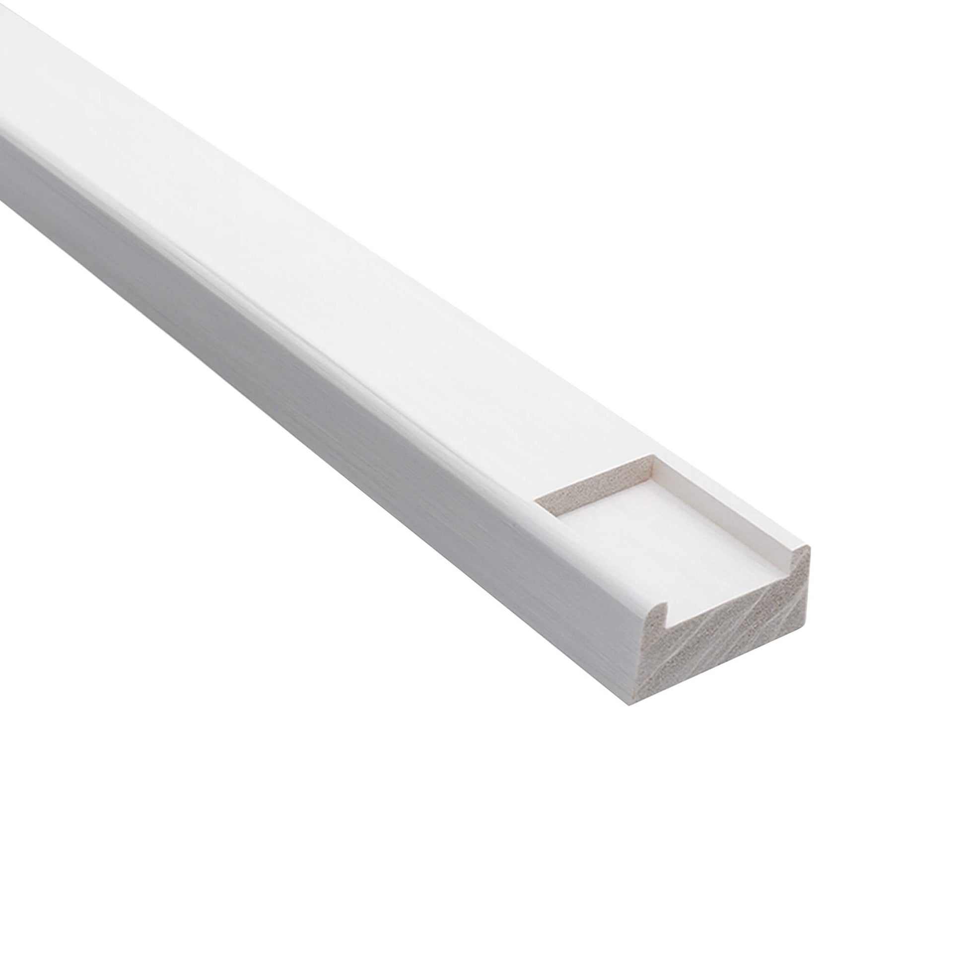 White Primed Baserail (41mm Infill) on a white background