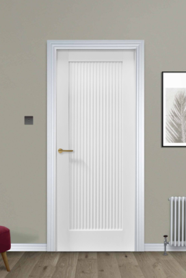 White Reeded White Primed (35mm)